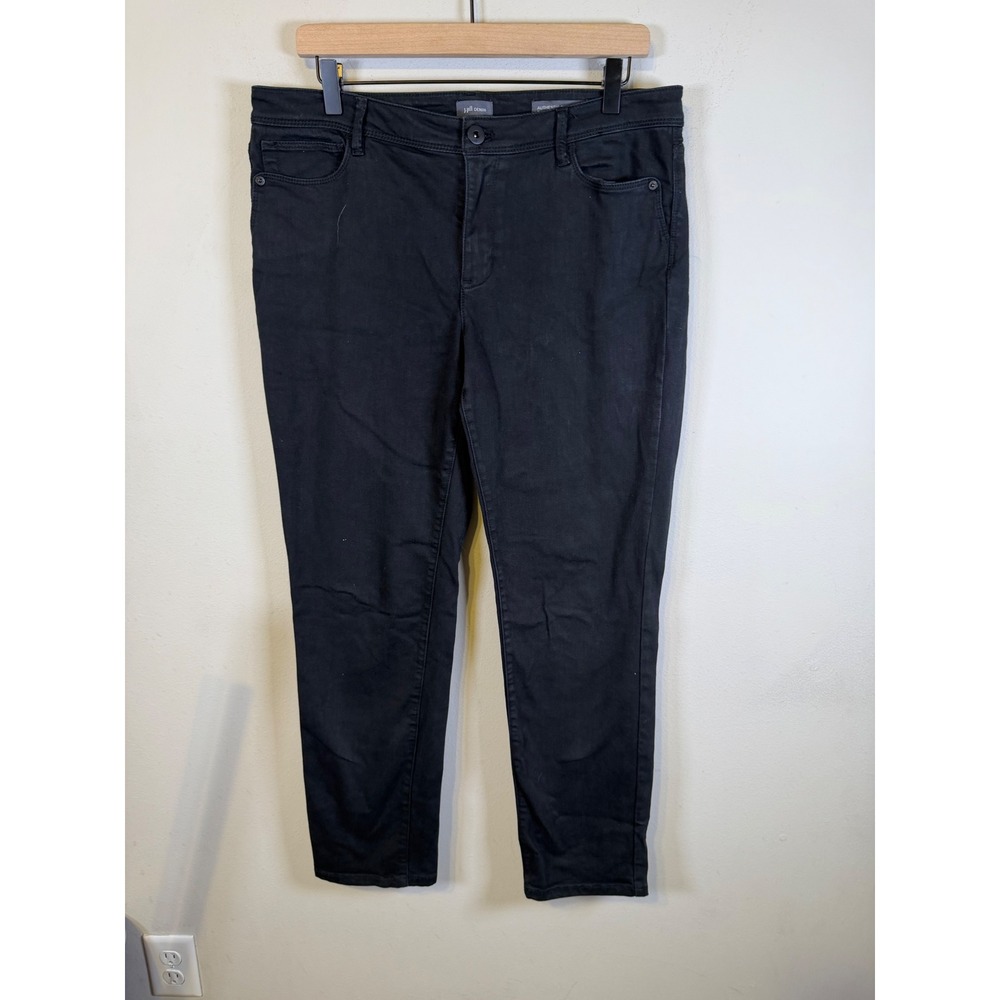 J.Jill Women Jeans Authentic Fit Slim Ankle Black Size 10 Regular